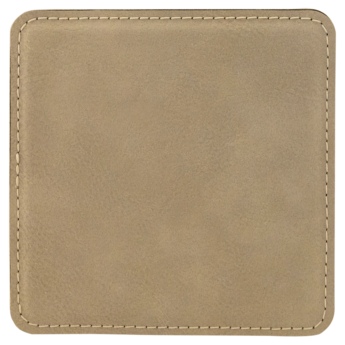4" x 4" Custom Square Leatherette Coaster