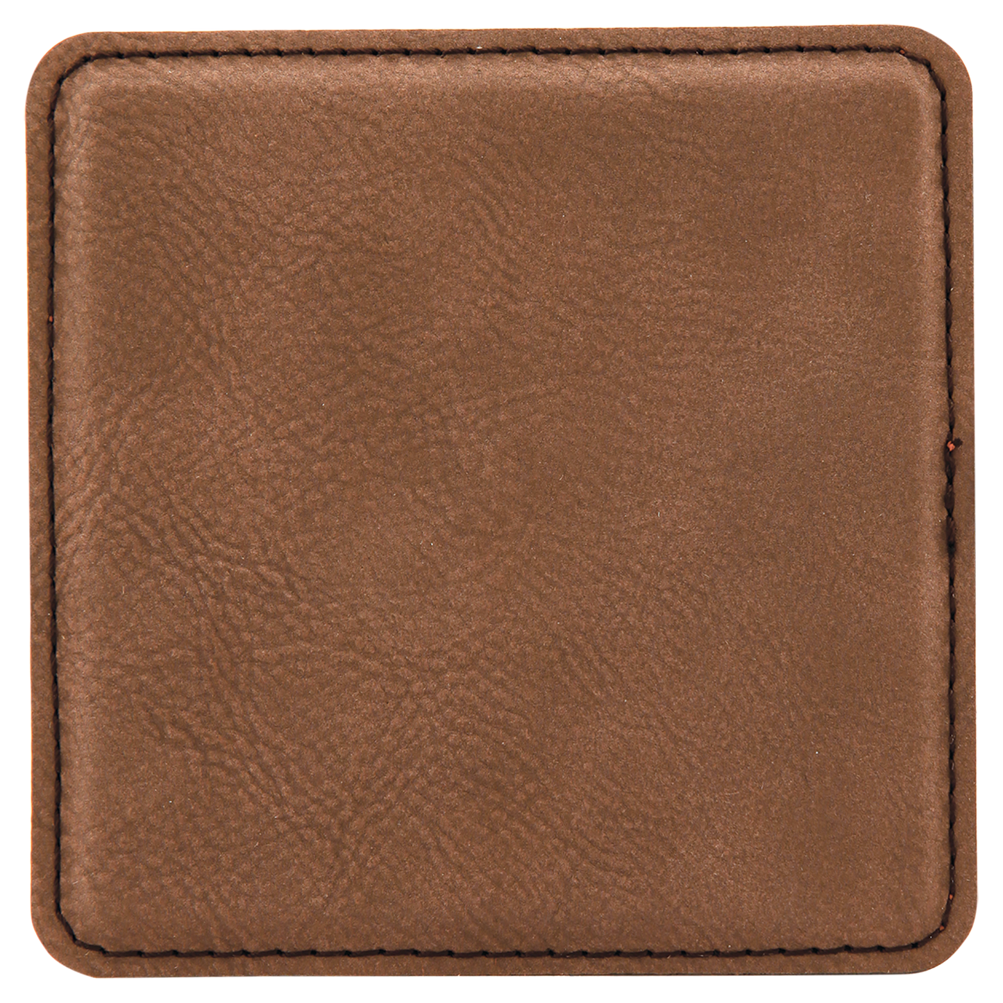4" x 4" Custom Square Leatherette Coaster