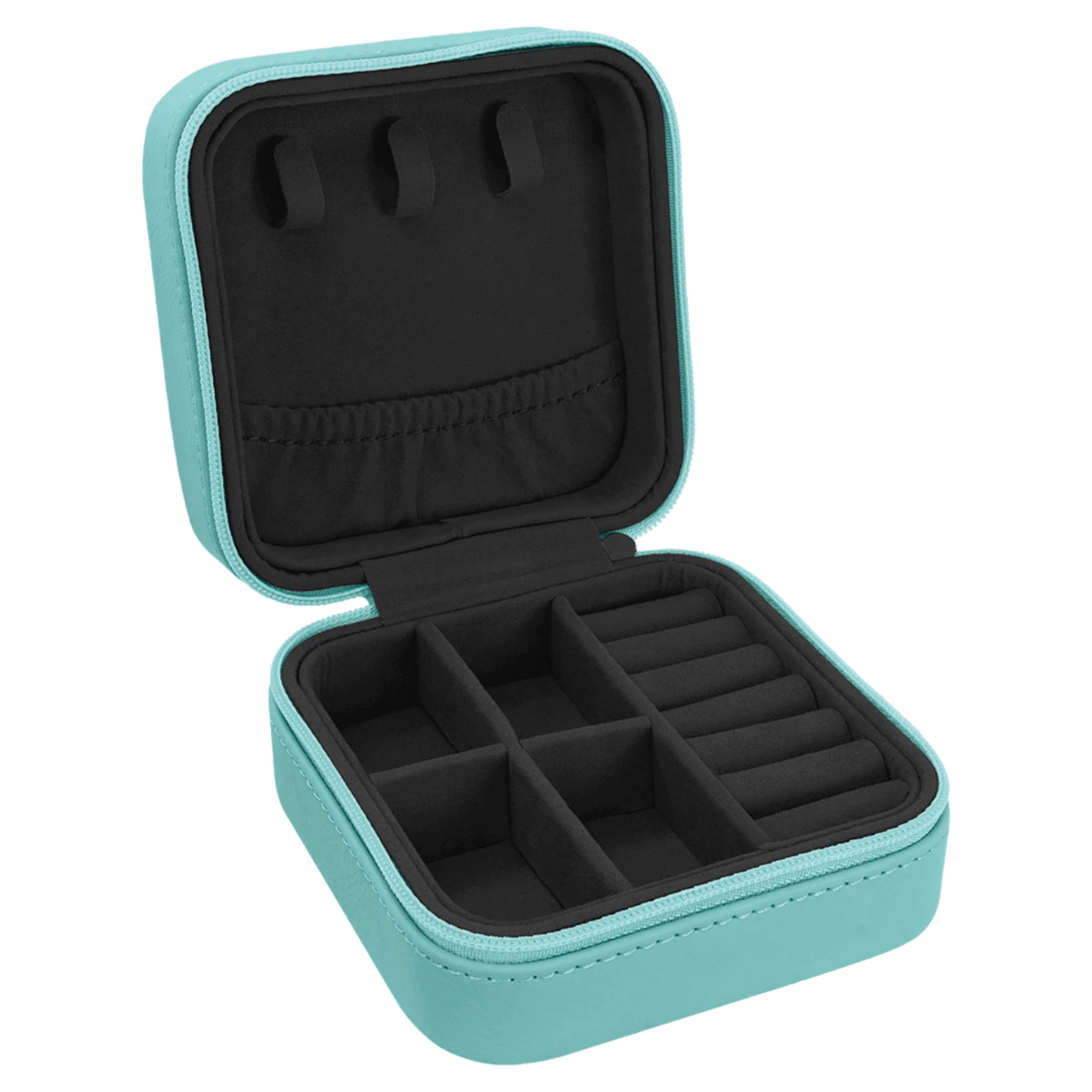 Teal Travel Jewelry Box