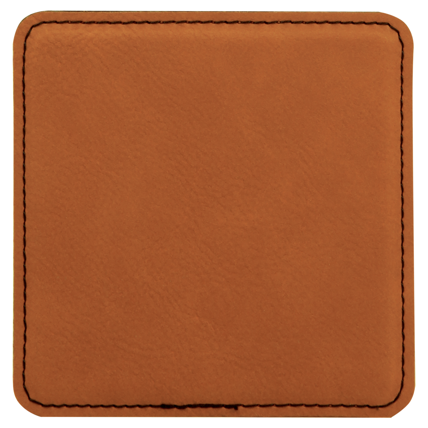 4" x 4" Custom Square Leatherette Coaster