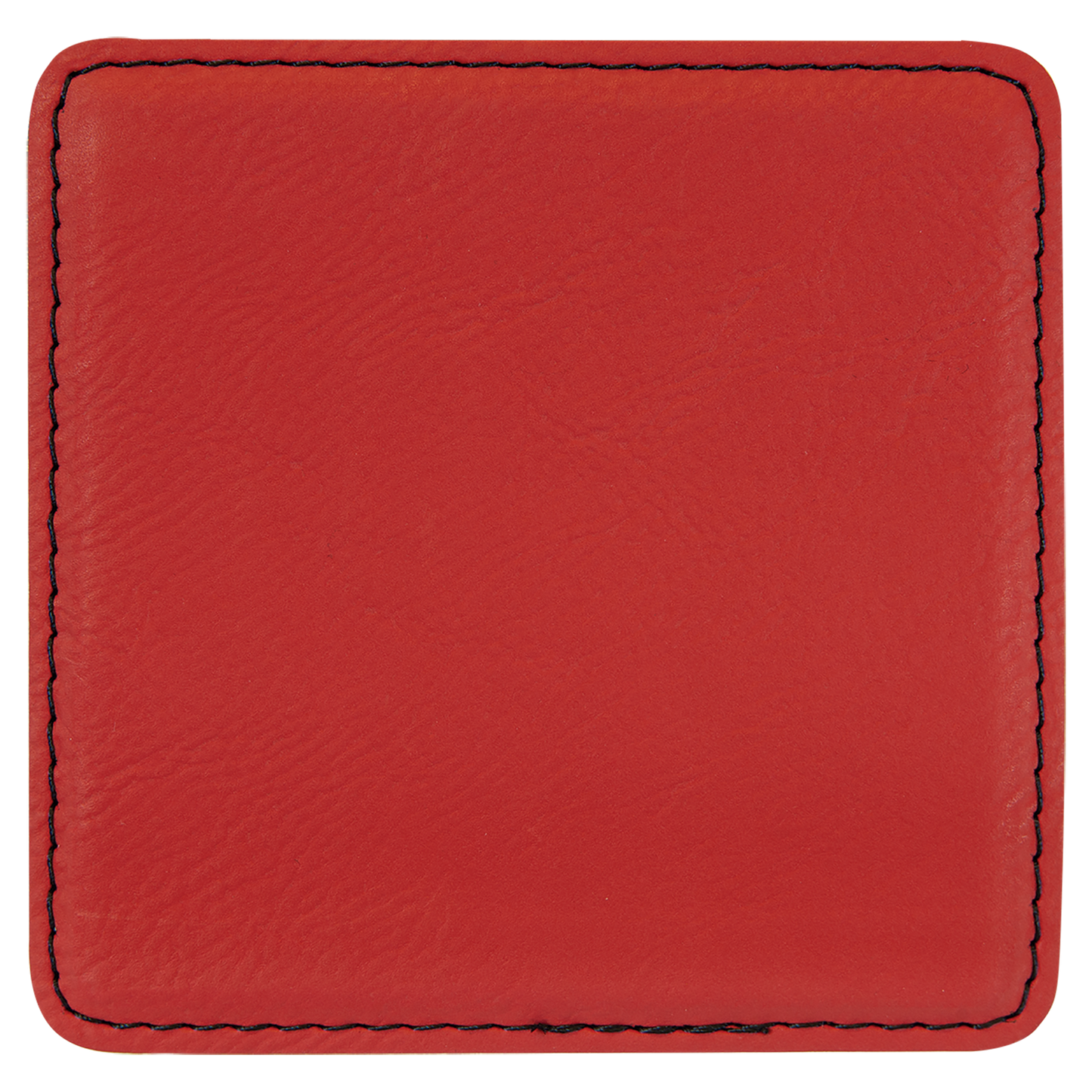 4" x 4" Custom Square Leatherette Coaster