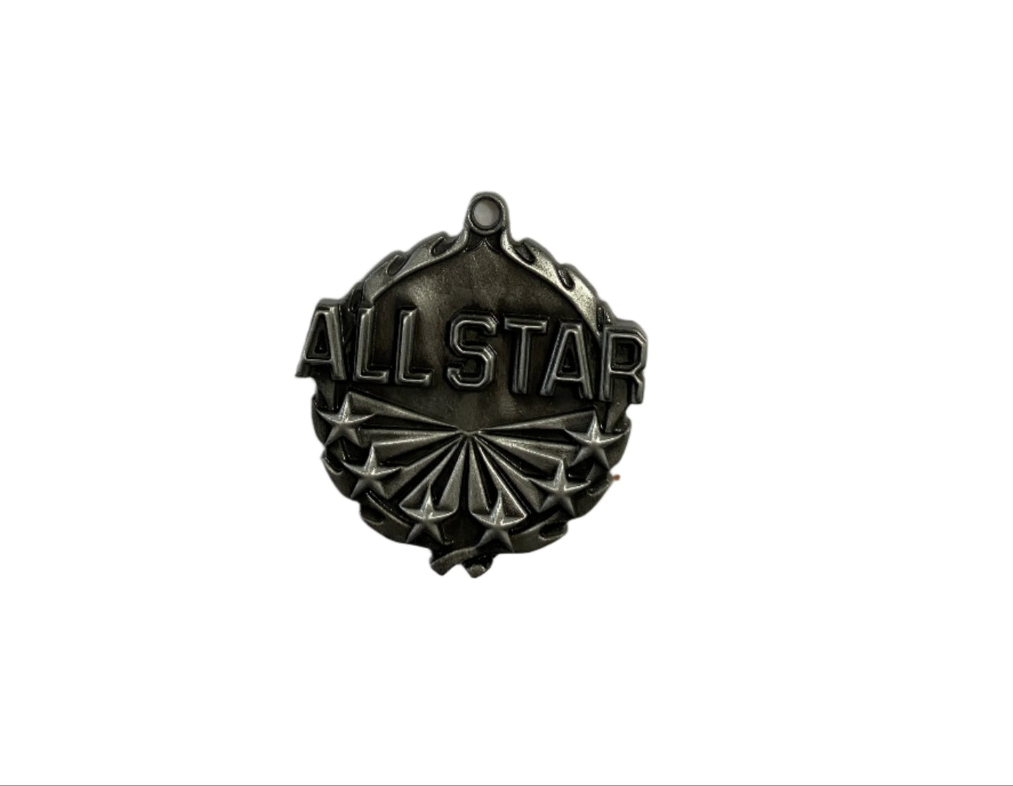 1 3/4" All-Star Silver Wreath Medal