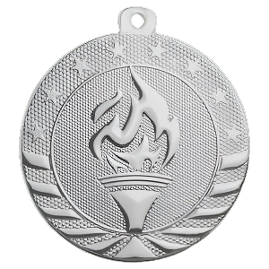 2" Starbrite Torch Medal with Neck Ribbon