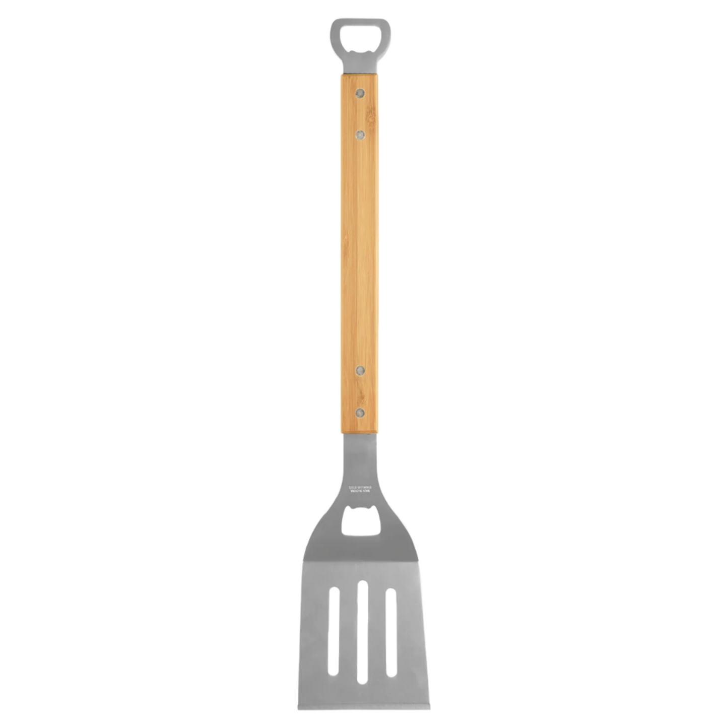 Custom Bamboo BBQ Spatula With Bottle Opener
