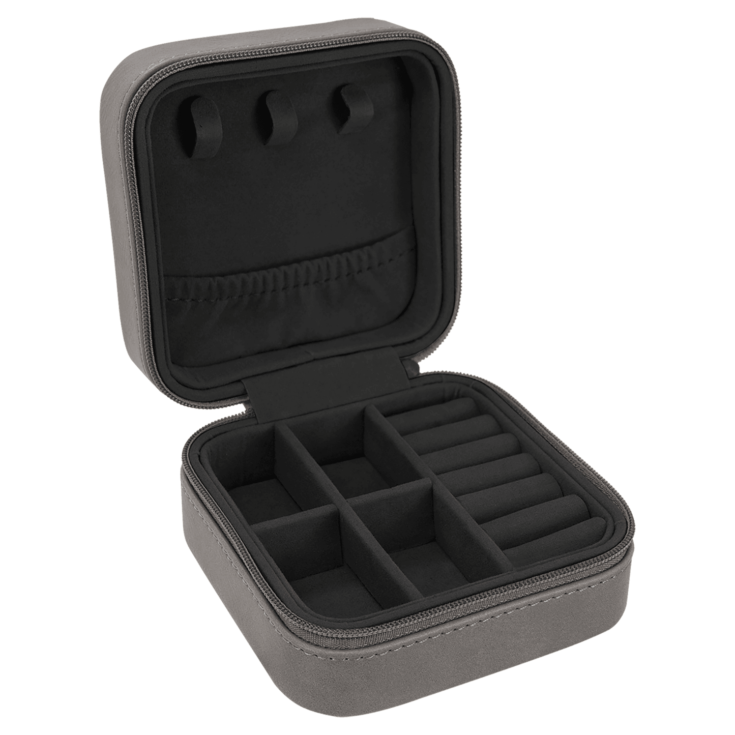 Gray Travel Jewelry Box