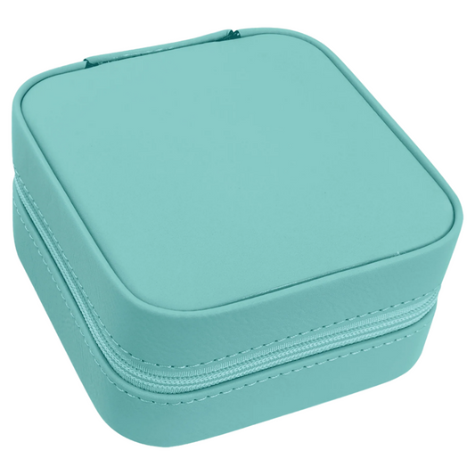 Teal Travel Jewelry Box