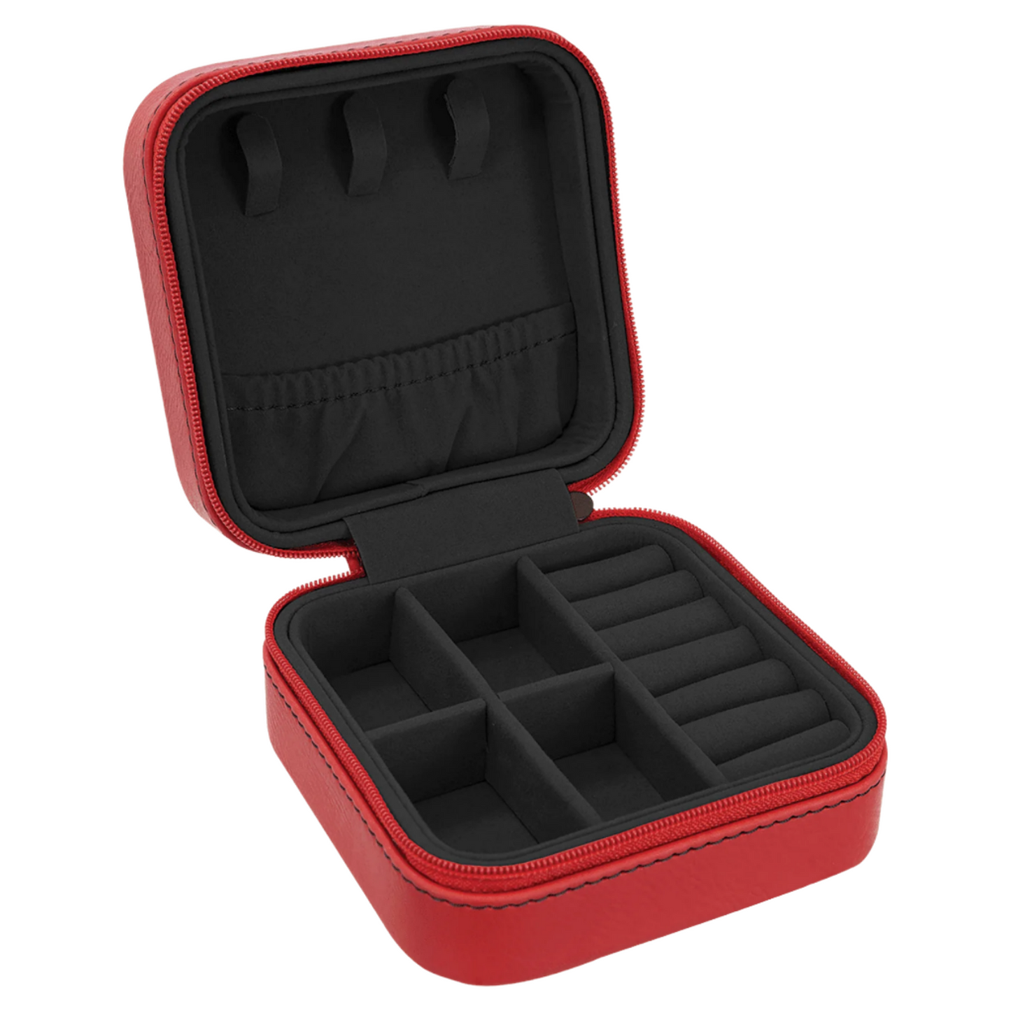 Red Travel Jewelry Box