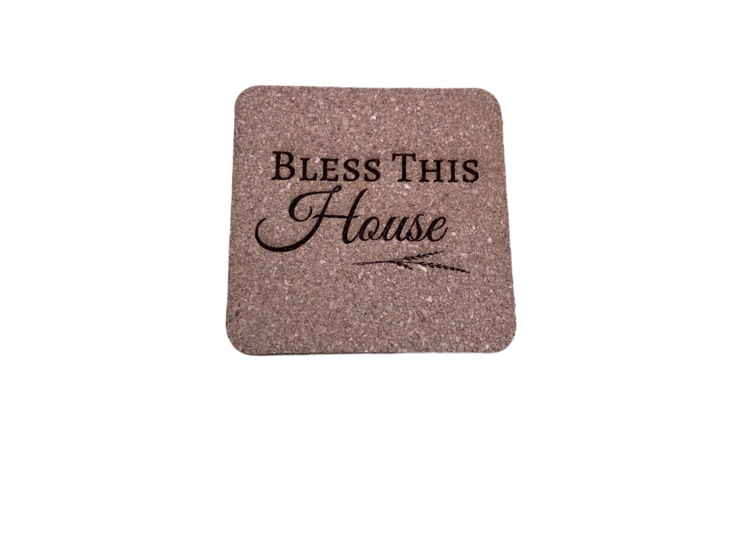 Square Cork Coasters - 4 Pack