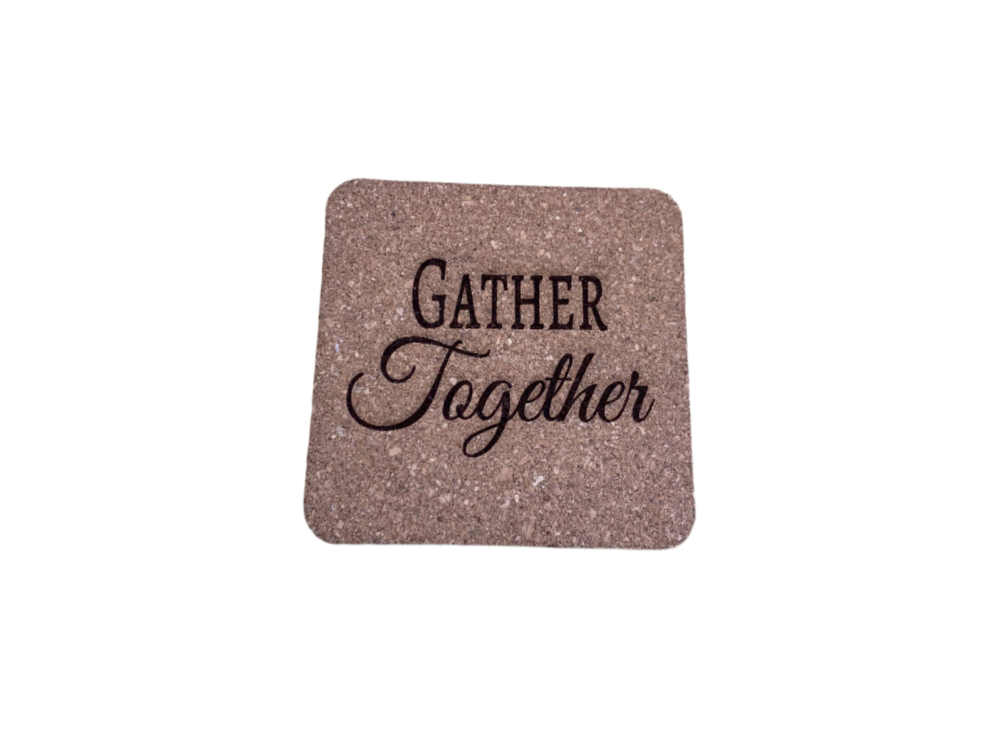 Square Cork Coasters - 4 Pack
