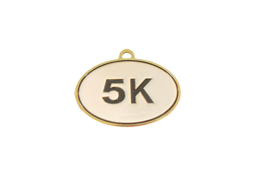 2 1/2" x 1 7/8" 5k Gold Outline Medal
