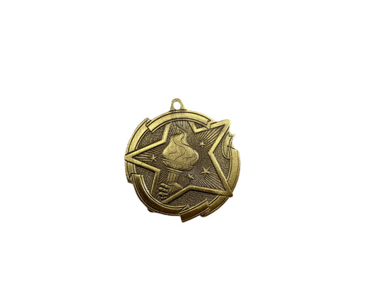 2 3/4" Gold Star Victory Medal