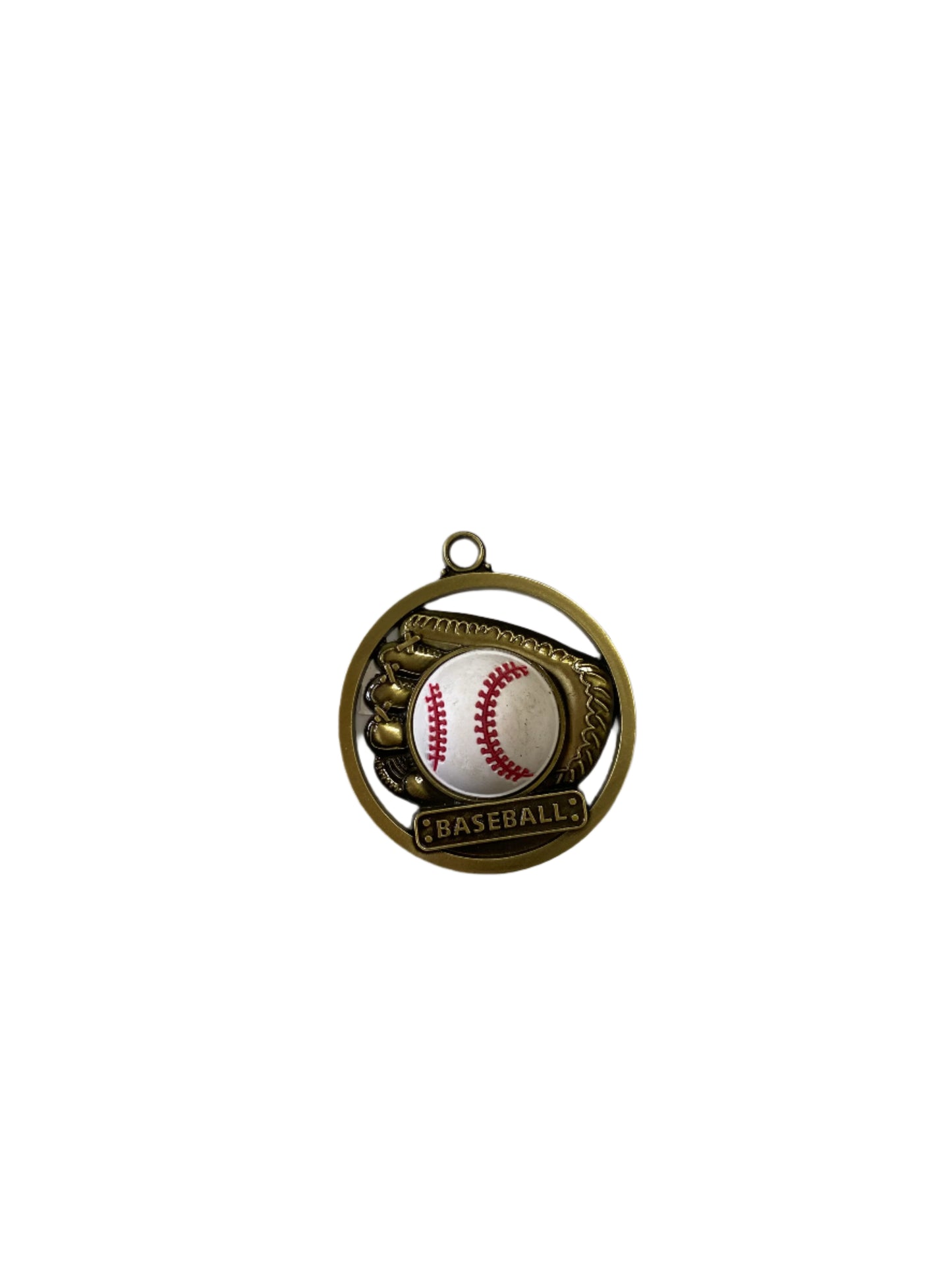 2 1/4" Gold 3D Baseball/Softball Medal