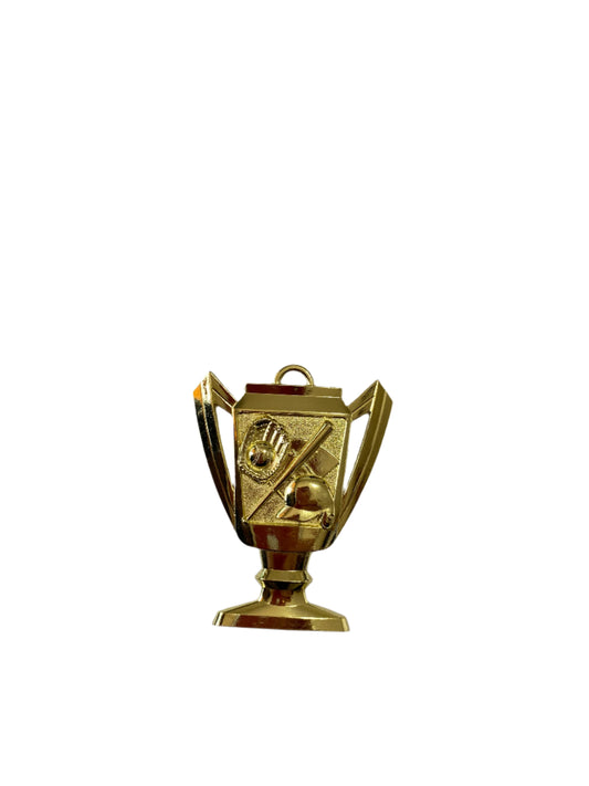 2 3/4" Gold Baseball/Softball Trophy Medal