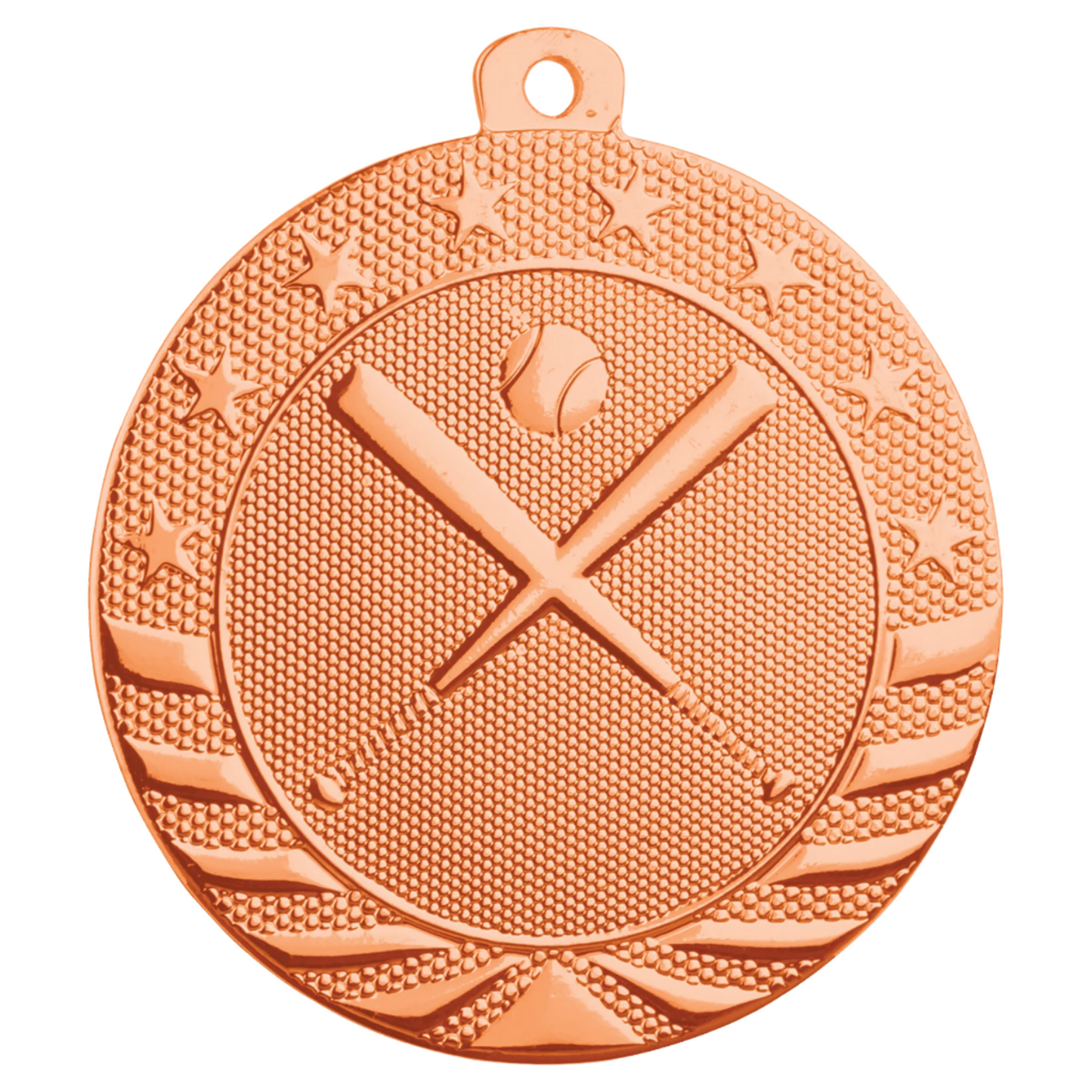 2" Starbrite Baseball/Softball Medal with Neck Ribbon