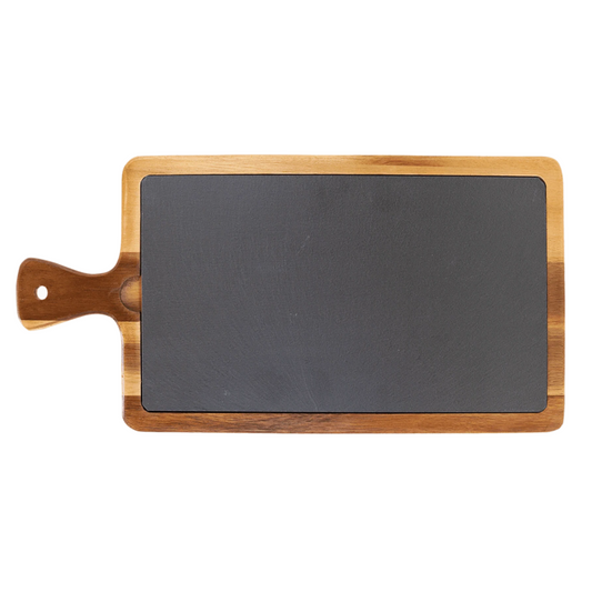 Slate Acacia Cutting Board with Handle
