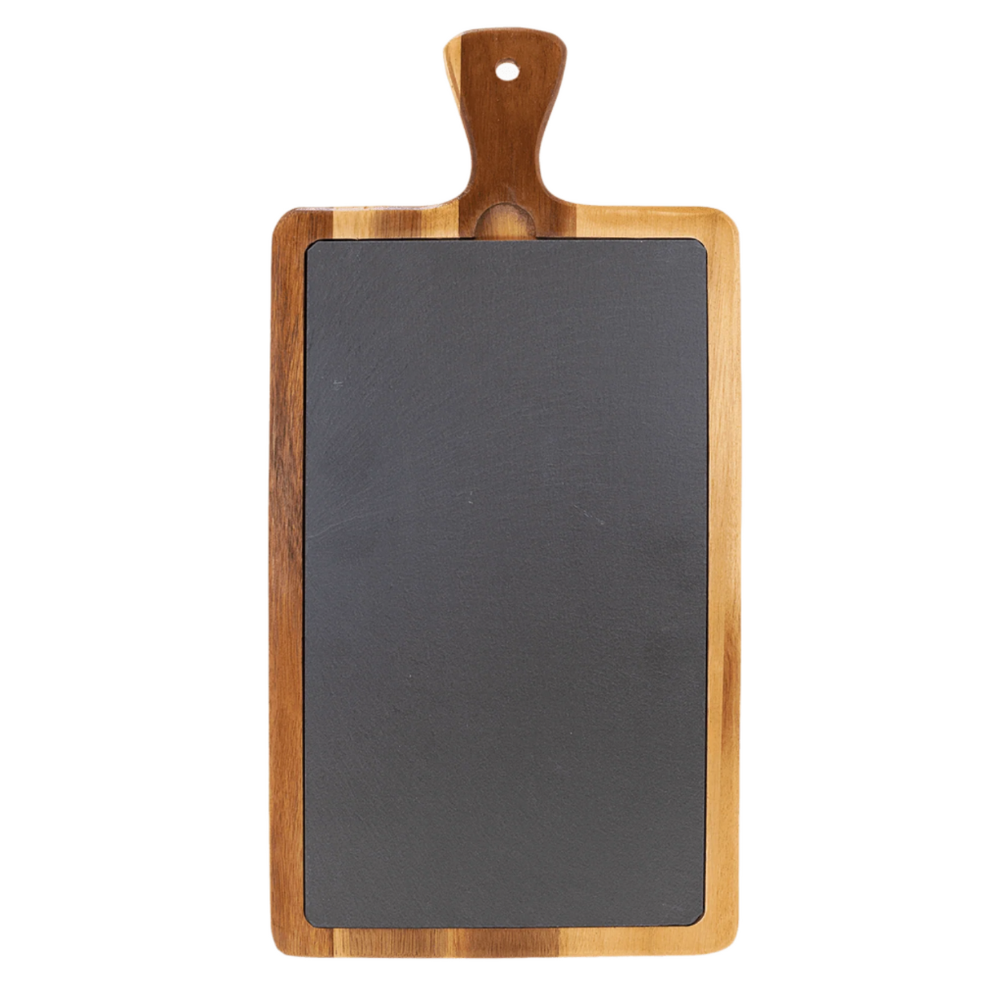 Custom Slate Acacia Cutting Board with Handle