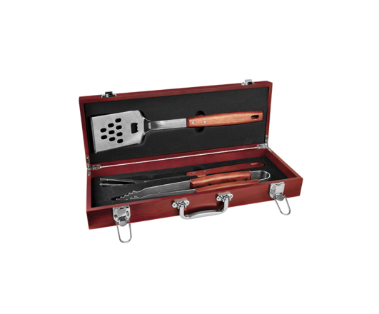Custom 3-Piece Rosewood BBQ Set